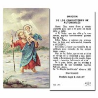 100pk - Saint Christopher - 2 x 4 inch Prayer-Cards - (Pack of 100) 100pk - Saint Christopher - 2 x 4 inch Prayer-Cards - (Pack of 100)