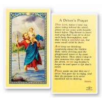25pk - Saint Christopher Driver"s Prayer Laminated Holy Card  Pk 25