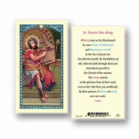25pk - Saint David Laminated Holy Card  Pk 25