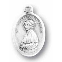 Saint Elizabeth Seton Oxidized Medal (Pack of 25)