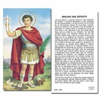 100pk - Saint Expedito 2 x 4 inch Prayer-Cards - (Pack of 100) 100pk - Saint Expedito 2 x 4 inch Prayer-Cards - (Pack of 100)