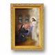 Saint Faustina w/Divine Mercy Print w/ Gold Frame (2 Pack) - 846218085916 - 461-944