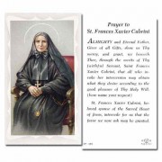 100pk - Saint Frances Xavier Cabrini 2 x 4 inch Prayer-Card - (Pack of 100)