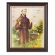 Saint Francis 10x8 inch Print In a Dark Walnut Frame - 846218066359 - 133-310