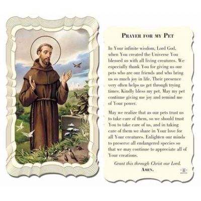 Saint Francis Assisi Holy Card - (Pack of 50) -  - G50-314