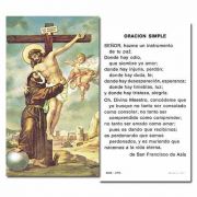Saint Francis Crucifixion 2 x 4 inch Holy Card - (Pack of 100)
