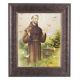 Saint Francis In An Art-deco Styled Frame In A Gold Decorative Lip -  - 124-310