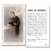 100pk - Saint Gerard 2 x 4 inch Prayer-Card - (Pack of 100)