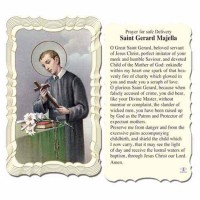 50pk - Saint Gerard Majella 2 x 4 inch Prayer-Card - (Pack of 50)