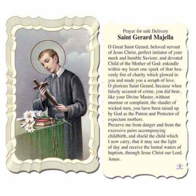 Saint Gerard Majella 2 x 4 inch Holy Card - (Pack of 50) - 846218009127 - G50-616