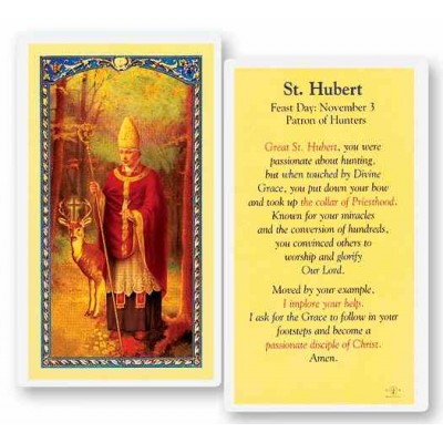 Saint Hubert Holy Card - (Pack Of 31) -  - E24-450