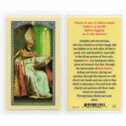 Saint Isidore-internet- 2 x 4 inch Holy Card (50 Pack)