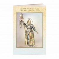 10pk - 3 3/4" x 6" Saint Joan of Arc Novena Book  Sold in Inc of 10