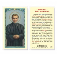 25pk - Saint John Bosco Laminated Holy Card  Pk 25