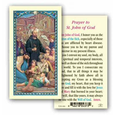 Saint John Of God Holy Card - (Pack Of 31) -  - E24-466