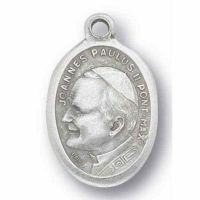 Saint John Paul II Silver Oxidized Medal (25 Pack)