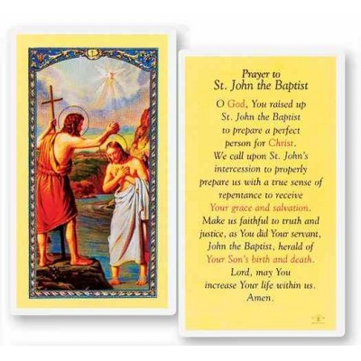 Saint John The Baptist Holy Card - (Pack Of 31) -  - E24-964
