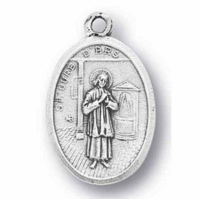 Saint John Vianney Silver Oxidized Medal (25 Pack) - 846218077485 - 1086-472