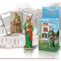 3pk - 4" Hand Painted Saint Joseph the Worker Home Sellers Kit  sold in inc of 3