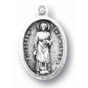 Saint Joseph The Worker Oxidized Medal (Pack of 25)