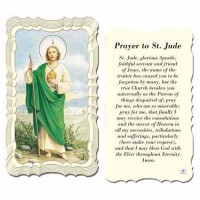 50pk - Saint Jude 2 x 4 inch Prayer-Card - (Pack of 50)
