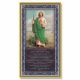 Saint Jude 5 x 9 inch Gold Foil Italian Plaque with Prayer (2 Pack) - 846218043114 - E59-320