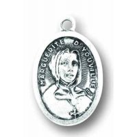 Saint Marguerite Oxidized Medal (Pack of 25)