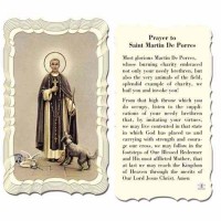 50pk - Saint Martin De Porres 2 x 4 inch Prayer-Card - (Pack of 50)