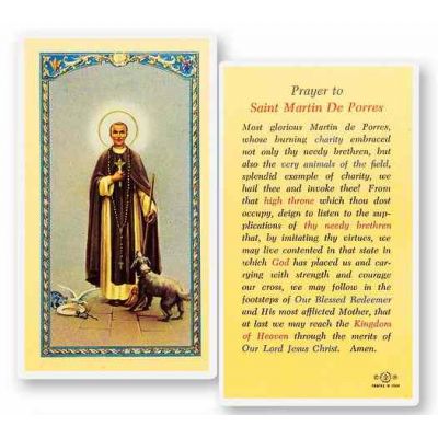 Saint Martin De Porres Holy Card - (Pack Of 31) -  - E24-492