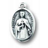 Saint Martin De Porres Oxidized Medal (Pack of 25)