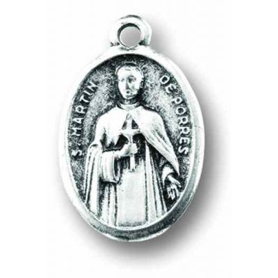 Saint Martin De Porres Oxidized Medal (Pack of 25) -  - 1086-492