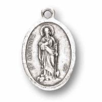 Saint Matthew Silver Oxidized Medal (25 Pack)