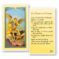 25pk - Prayer to Saint Michael Laminated Holy Card  Pk 25