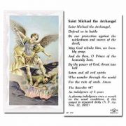 Saint Michael The Archangel 2 x 4 inch Holy Cards - (Pack of 100)
