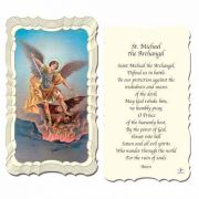 Saint Michael The Archangel - 2 x 4 inch Holy Cards - (Pack of 50)