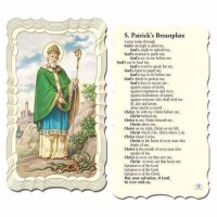 50pk - Saint Patrick 2 x 4 inch Prayer-Cards - (Pack of 50)