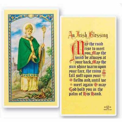 Saint Patrick-an Irish Blessing 2 x 4 inch Holy Card (50 Pack) - 846218014824 - E24-643