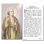 100pk - Saint Peter Prayer-Card w/Gold Edges 100 Pack