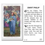 Saint Philip Holy Card w/Gold Edges 100 Pack