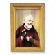 Saint Pio 4x6 inch Print in Antique Gold Frame w/Carved Edge (2 Pack) - 846218085831 - 461-522