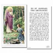 Saint Raphael The Archangel 2 x 4 inch Holy Card - (Pack of 100)
