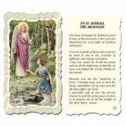 Saint Raphael The Archangel - 2 x 4 inch Holy Card - (Pack of 50)