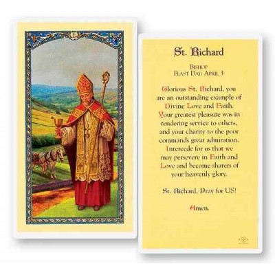 Saint Richard Holy Card - (Pack Of 31) -  - E24-530