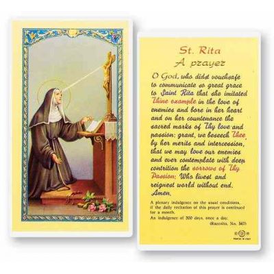 Saint Rita Holy Card - (Pack Of 31) -  - E24-532