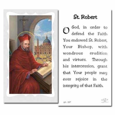 Saint Robert 2 x 4 inch Holy Card - (Pack of 100) - 846218001435 - 5P-534