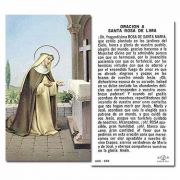 Saint Rose Of Lima 2 x 4 inch Holy Cards - (Pack of 100)