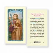 Saint Simon 2 x 4 inch Holy Card (50 Pack)