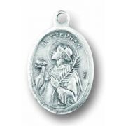 Saint Stephen Oxidized Medal (Pack of 25)