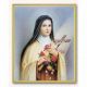 Saint Therese 8x10 inch Gold Framed Everlasting Plaque (2 Pack) - 846218041868 - 810-340