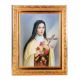 Saint Therese - Detailed Scroll Carvings Gold Frame - 2Pk -  - 862-340